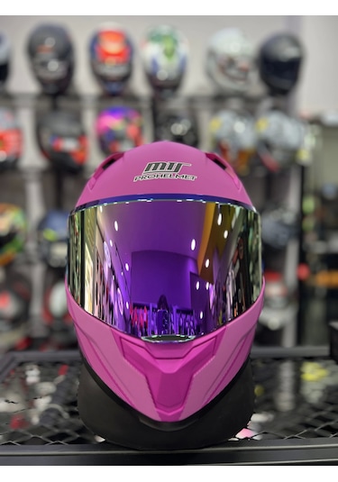 Mts 910 Fushia Lady Kask Pembe