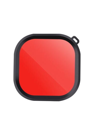 Gopro Hero8 İçin Kare Konut Dalış Renkli Lens Filtresi Siyah Orijinal Su Geçirmez Muhafaza Kırmızı Diğer