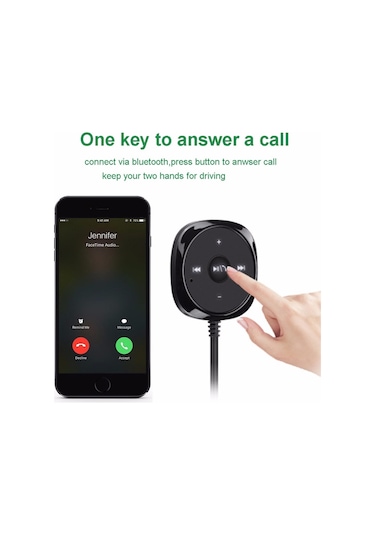 Cbtx Bc20 Bluetooth Araç Kiti Bluetooth Araç Alıcısı3.5mm Ses Alıcısı Araç Handsfree Mp3