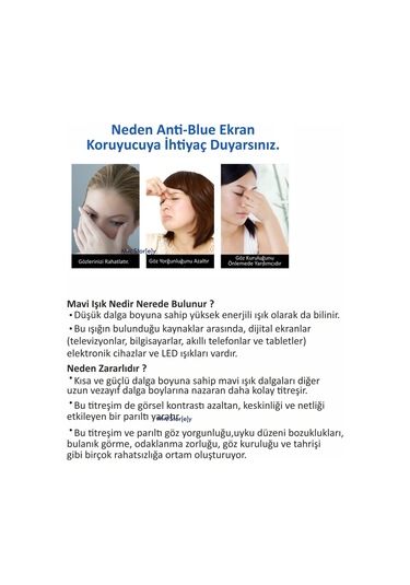 Ekran Koruyucu Macbook Air Anti Blue Ray Eski Usb'li Model 2010-2017 A1369 A1466 İle Uyumlu