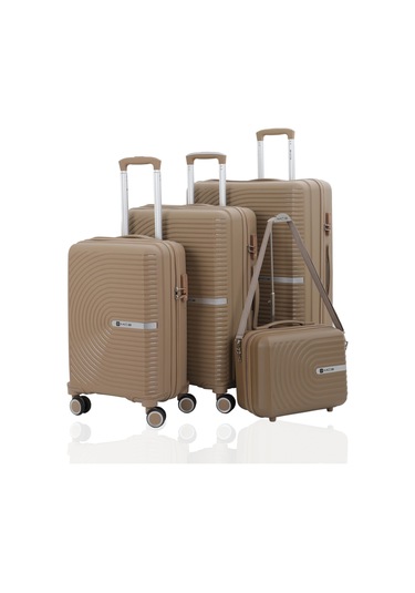 Mçs Polipropilen 4lü Valiz Seti V374 S24sy1000083-set 00026 Şampanya
