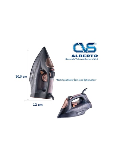 Cvs DN 5481 3000w Alberto Seramik Tabanlı Ütü