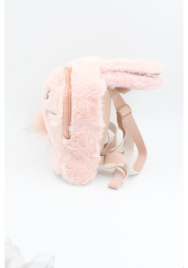 Chantaky 039 3000  Peluş Tavşan Çocuk Sırt Çantası Pudra