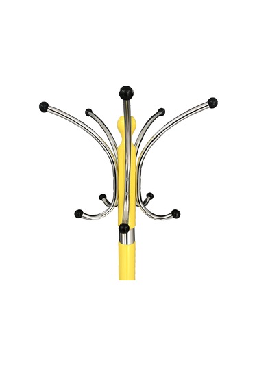 Tolunay Portmanto Ayaklı Askılık - Yonca Model Sarı