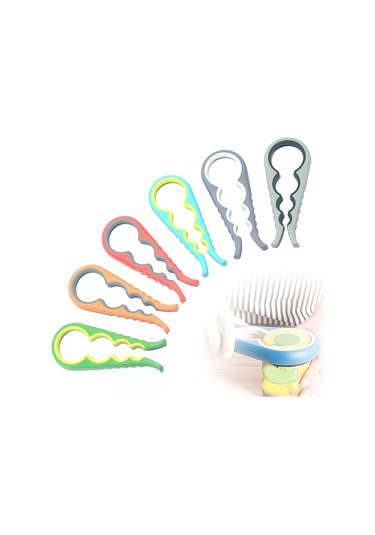 Moveevo Kırmızı Ev Kullanıma Mükemmel Dört İşlevli Açıcı - Sise, Kutu, Kapak Ve Vidalama Aracı - Dayanıklı Malzeme Kırmızı