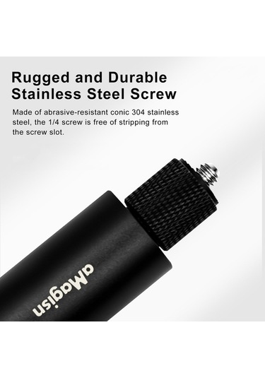 Tongxida Amagisn 120cm Kompakt Selfie Çubuğu, Spor Kamera Aksesuarı, Çubuk + 3 Çene + Vida + Telefon Klipsi