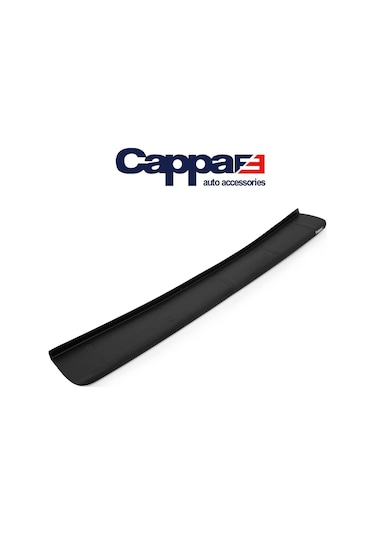 Cappafe Peugeot Rifter Arka Tampon Eşiği Koruma Mat Siyah Abs