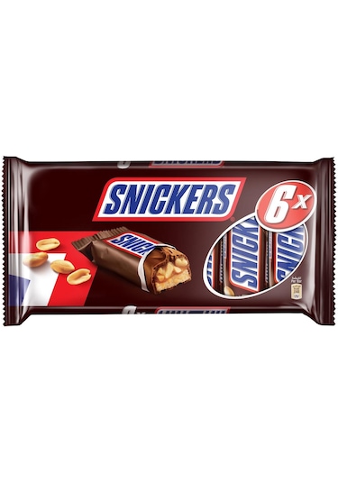 Snickers Çikolata Yer Fıstıklı 50 Gr X 6 Adet