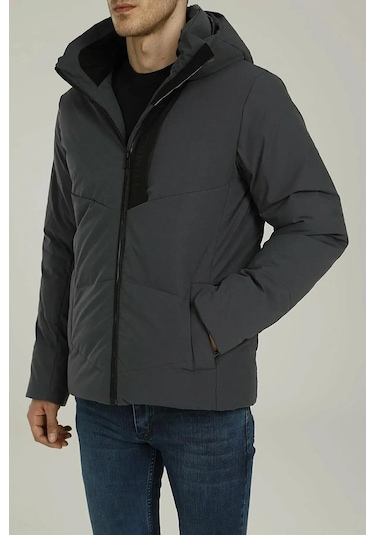 Lumberjack Luis Su Itici Rüzgar Geçirmez Erkek Mont Gri