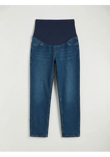 Lc Waikiki İndigo Karın Panelli Mom Fit Hamile Jean Pantolon Indigo