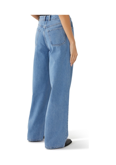 Remain Birger Christensen Cocoon Yüksek Bel Kot Pantolon Mavi