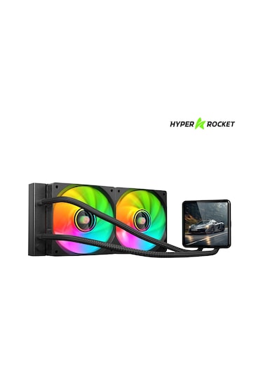 Hyper Rocket 240 Mm Argb Wl240l040 Siyah 4 İnç Lcd Versiyon Cpu İşlemci Sıvı Soğutucu