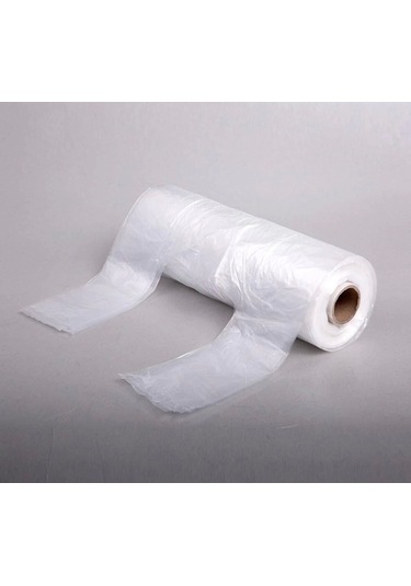 1000 Adet Rulo Market Manav Poşeti Orta Boy Meyve Sebze Bakkaliye Poşeti Şeffaf Rulo Poşet