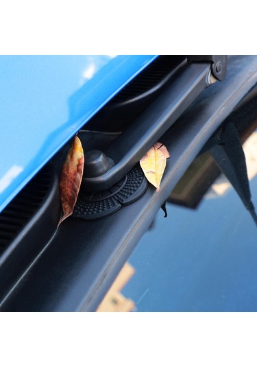 jmsstore 2 Adet Evrensel Araba Sileceği Kolu Alt Delik Koruyucu Kapak Cam Sileceği Toz Geçirmez Kapak