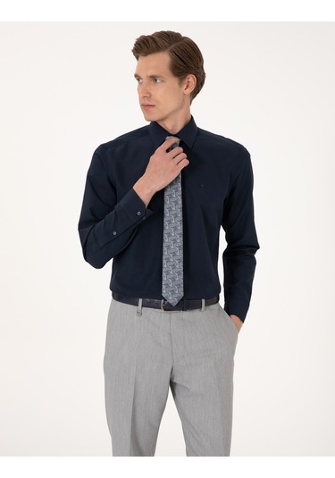 Pierre Cardin Erkek Lacivert Gömlek Basic 50316742-vr033 Lacivert