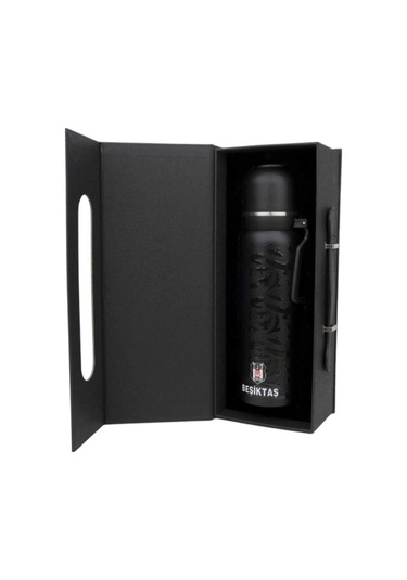 Beşiktaş Okul Sırt Çantası , Beşiktaşsanslı Premium Kutulu Termos Matara Gri