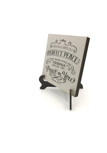 Yeşaya 26:3 Ayetibaskılı Mdf Masaüstlük