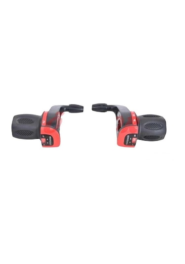 Grıp Shıft Vites Kolu 7 Li No-ındex Kdsg-08 Set - Tekli Ambalaj - Kırmızı - Saıguan Siyah