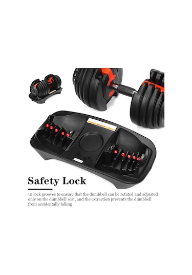 Ckspor 2 Adet 24 Kg Ayarlanabilir Mekanizmalı Dambıl Seti Çiftli