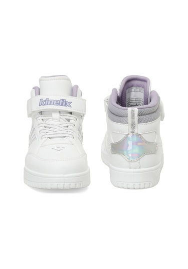 Kinetix Drep Hı F 5pr Beyaz Kız Çocuk High Sneaker 000000000102022545 Beyaz-lıla-k Lıla
