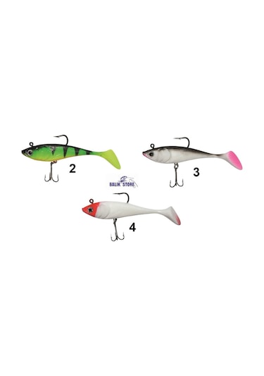 Captain 3543 10Cm Crazy Zender Uv Paint Silikon Sahte Balık