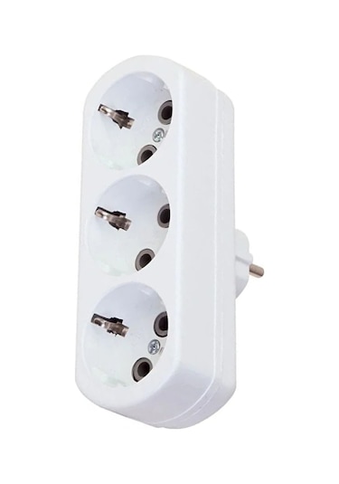 3'lü Fiş Topraklı Golyat Grup Priz Delta