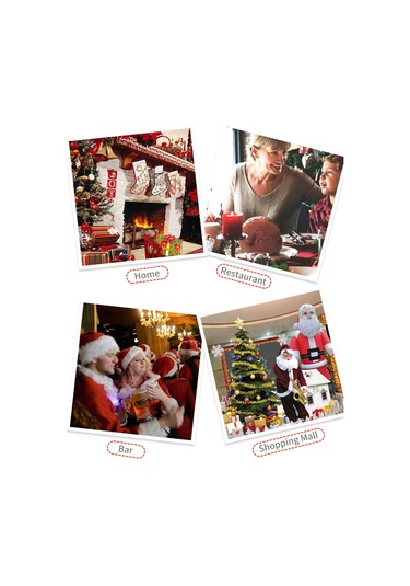 Reedark Noel Ahşap Kapı Süsü - Renkli Duvar Ve Ağaç Dekoru 19x22cm