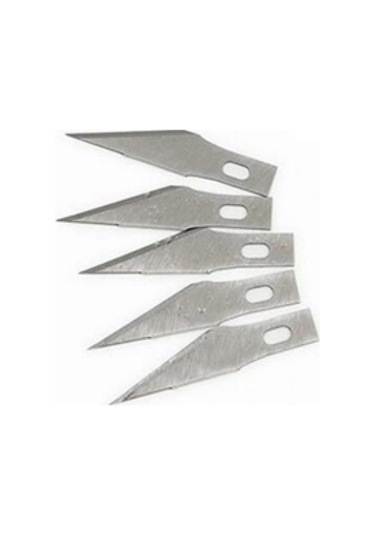 Hobbytime Metal Saplı, Emniyet Kapaklı Maket Bıçağı- 5 Yedek Uç İle-33751