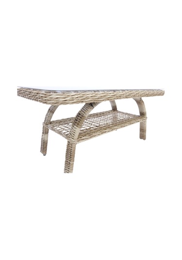 Mira Rattan Bahçe Oturma Grubu 3+1+1 Sehpalı Bahçe Takımı