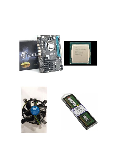 Esonic B250-Btc 12'Li Anakart+ Celeron G3900T + 4Gb Ram + Fan