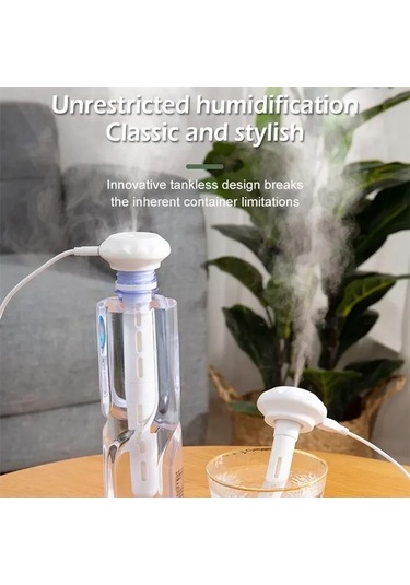 Usb Takılabilir Mini Taşınabilir Ayrılabilir Araba Nemlendirici, Özellik: Nemlendirici + 1 Takım Çubuklar