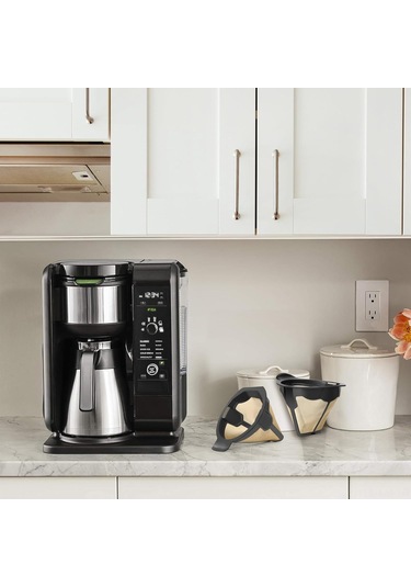 Ximistore9 Yeniden Kullanılabilir Kahve Filtresi - Ekonomik, Lavaboda/tabanda Kolay Temizlenir, Kahve Makinesi Aksesuarı Siyah, 69g, 13x13x10cm Siyah