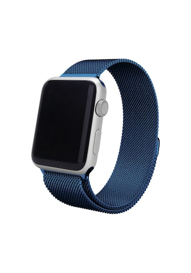Apple Uyumlu  Watch 3 4 5 6 7 Seri 42 MM 44 MM 45 MM Metal Hasır Tme Kordon