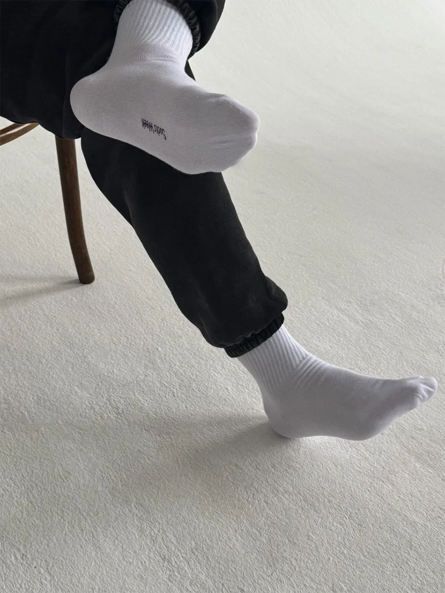 Socks Week Beyaz Spor Çorapları 7 Çift, Hediye Paketi İçinde 433948788 Beyaz