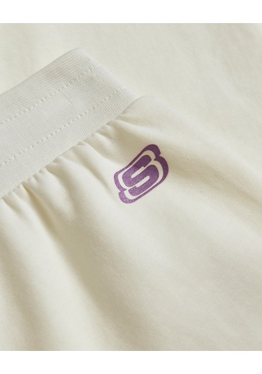 Skechers G 2xı-lock Jogger Sweatpant Büyük Kız Çocuk Beyaz Eşofman Altı Sk242054-102 Beyaz