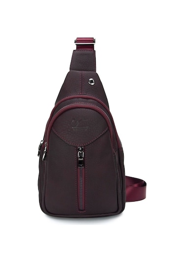 Kangaroo Kıngdom Bayan Hakiki Deri Body Bag Çapraz Postacı Çanta Kangaroo K 1012Kr
