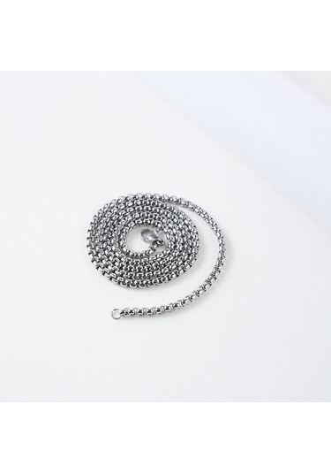 Yystore Çelik Kolye Titanyum Çelik 1.5mmx45cm U Şekil Moda Aksesuarları Çelik