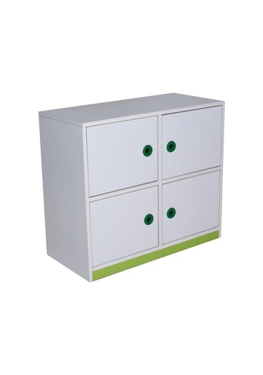 Dolap 4 Kapaklı Çok Renkli