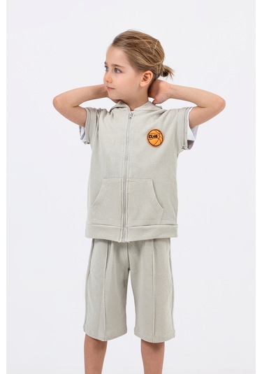 Erkek Çocuk Waffle Kumaş 3'lü Takım 001