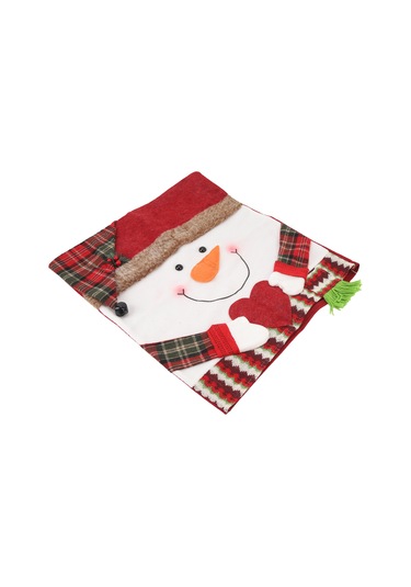 Skycity Noel Dekorasyonu Sandalye Örtüsü - Yumuşak Kumaş, 52x47cm, Noel Tema Desenli, Ev Dekorasyonu Diğer