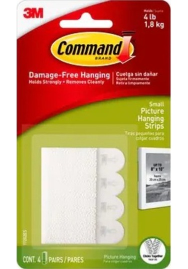 3M Command 17202 Küçük Boy Resim Asma Şerit Cırt Bantları