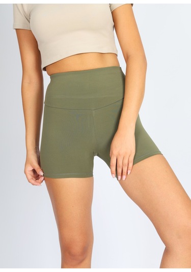 Soft&Basic 2li Kadın Bıker Kısa Spor Tayt Çok Renkli