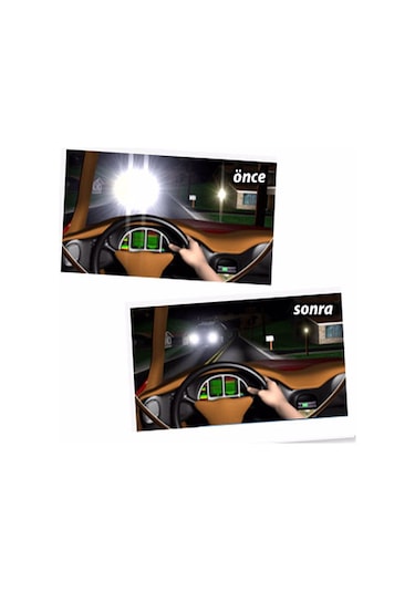 Anti Far Gece Görüş ve Güneş Gözlüğü Çerçeveli Gözlük