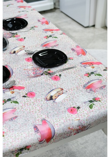 Sufre Sıvı Geçirmez Masa Örtüsü Sofra Bezi Sofra Örtüsü Piknik Örtüsü Fincan