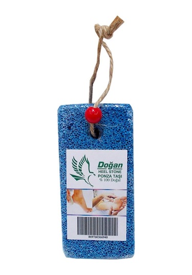 Doğan Karışık Renkli Doğal Topuk Taşı Ponza Törpü 2'li