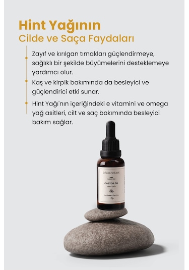 Bade Natural Hint Yağı Soğuk Sıkım %100 Saf 30 ML