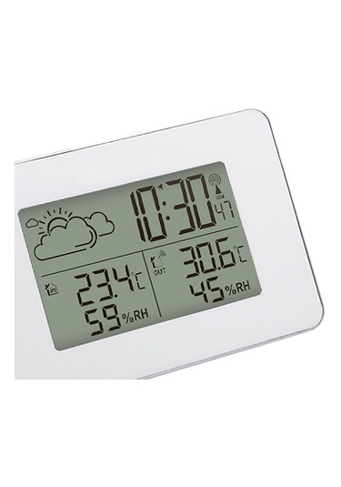 Homyl Ev Ofis Oturma Odası Için Hava İstasyonu Zaman Beyaz