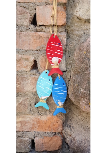 Dafniart 3 Lü Şans Ve Bereket Balıkları Duvar Süsü