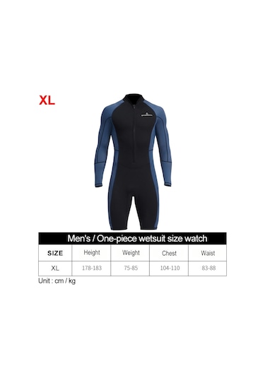 Suntek 1.5mm Neopren Erkekler Wetsuit Dalgıç Kıyafeti Xl