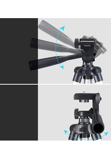 Ally 65Cm Alüminyum Cep Telefonu+Kamera Tripod Stand
